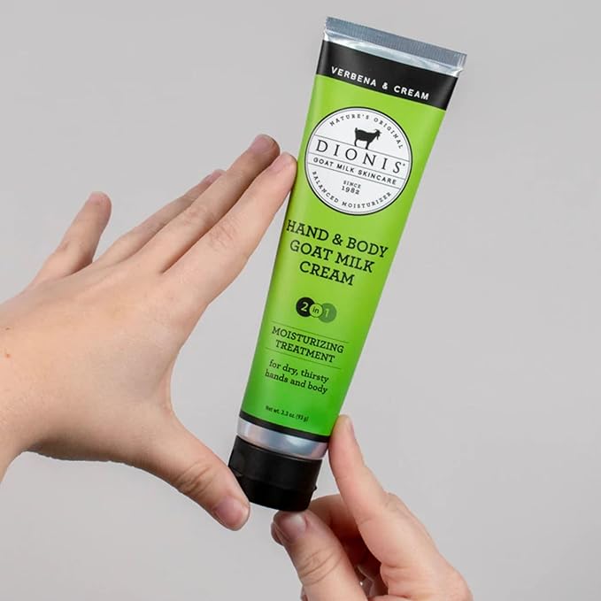 Dionis Goat Milk Hand & Body Cream Verbena & Cream 3.3oz (Pack of 1)