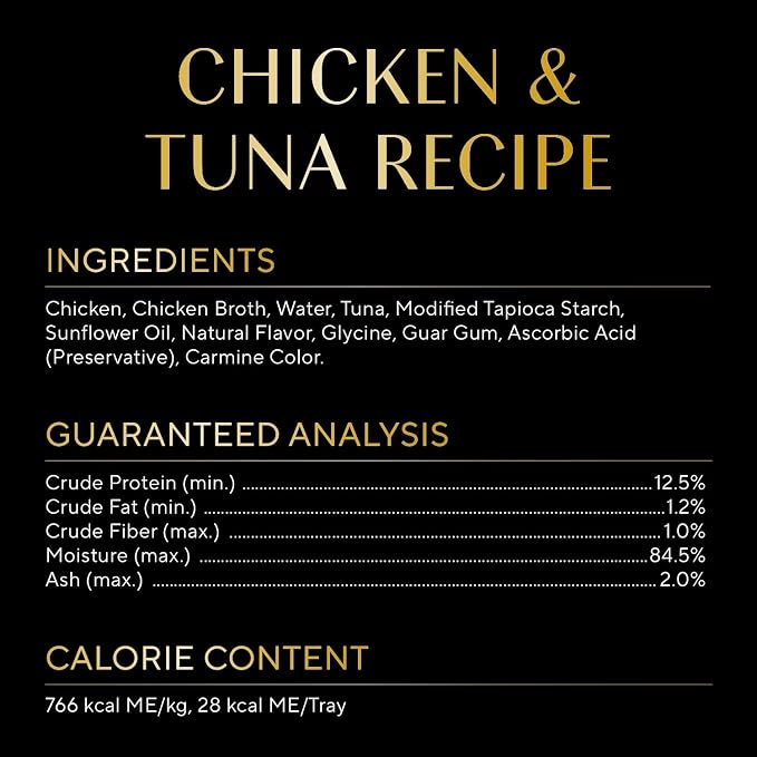 Sheba Selections Wet Cat Food Complement, Chicken & Tuna, 1.3 oz, 12 ct | Grain-free, Real chicken #1 ingredient, no artificial flavors, peel & serve, food topper or treat, 1.3 oz. Cups, adult food