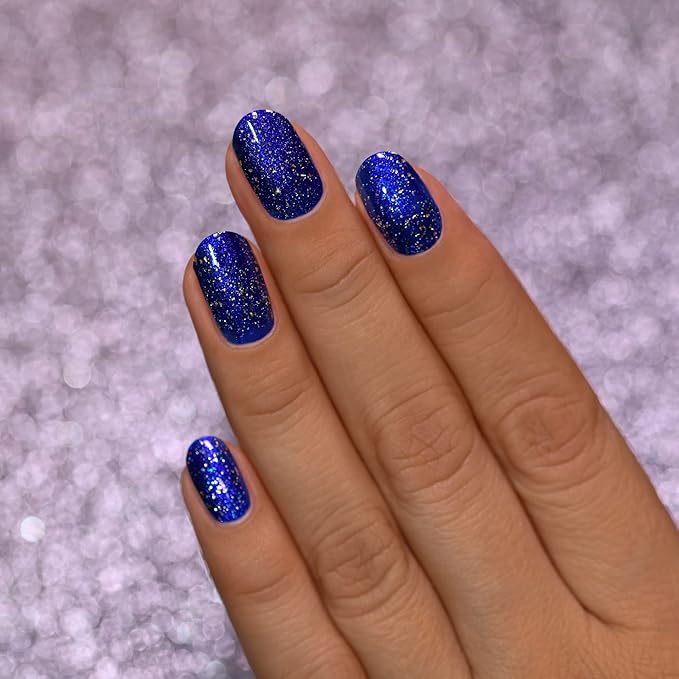 ILNP Party Popper - Gold and Silver Metallic Flakie Topper Nail Polish