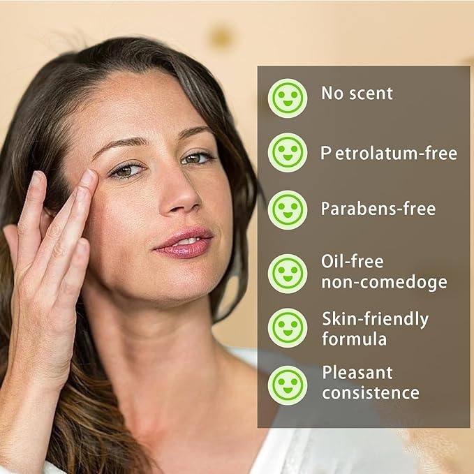 Retinol & Caffeine Eye Cream for Dark Circles, Puffiness & Wrinkles – Dermatologist-Tested Anti-Aging Formula, Lightweight Hydration for All Skin Types – 0.5 Fl Oz
