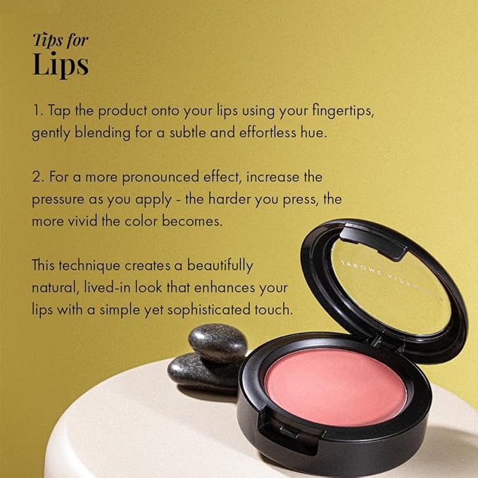 Jerome Alexander Blush ‘n’ Kiss Cream for Cheeks & Lips | Creamy, Lightweight, Buildable Coverage | Blush Balm Face Makeup|Tint Watermelon