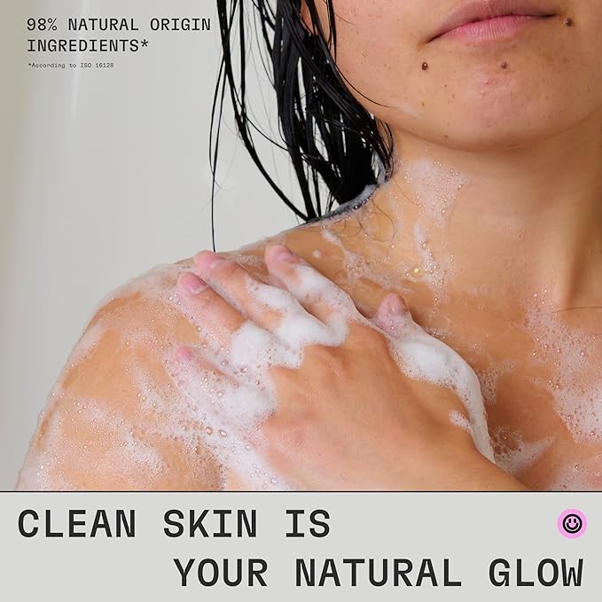 cleanjourney Moisturizing Body Wash, Niacinamide & Glycerin, Hydrating Shower Gel, EWG Verified, Vegan, Let's Get Cococlose, 16 Fl Oz