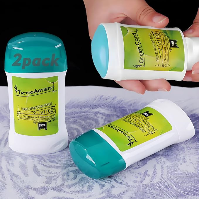 Rayyl Tattoo Transfer Gel 2Pcs Stencil Gel Transfer Cream Professional Safe & Easy Body Art Skin Solution for Tattoo Artists and Beginners Tattoo Studio (70g Each)