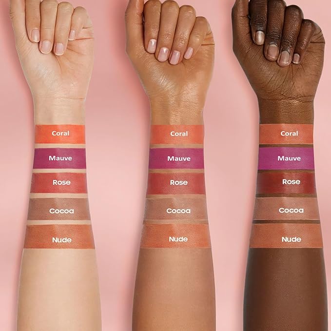 OETUIOW Lip Stain, Lip Gloss Lightweight Waterproof Stay on All Day, Smudge-proof Natural Finish, Vegan & Cruelty-Free, Stocking Stuffers for Teen Girls (Mauve)