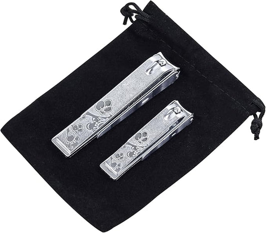 Korean High Class Nail Clippers Set, Fingernail Clipper and Toenail Clipper Cutters, Sharp Stainless Steel