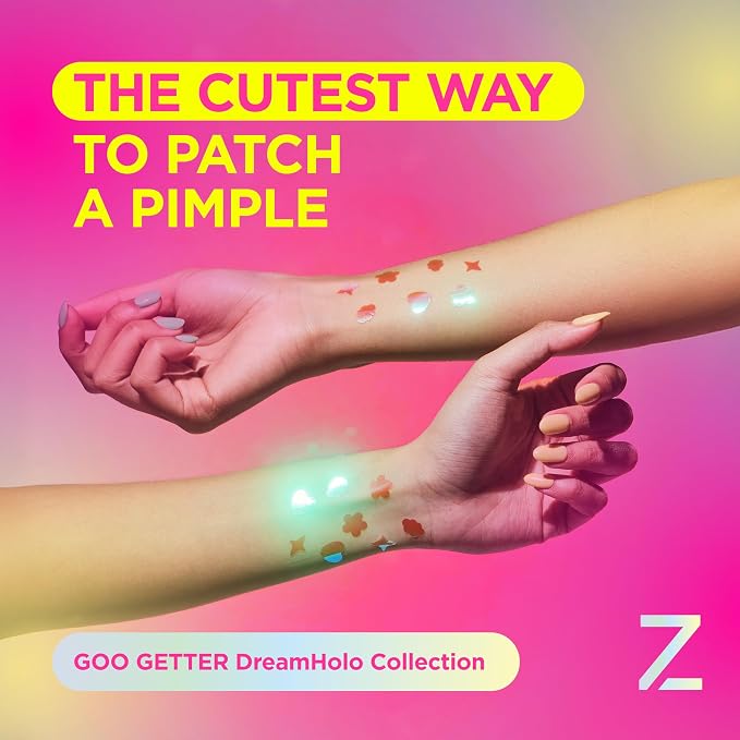 ZitSticka DreamHolo Pimple Patches for Face and Body - Trendy & Stylish Hydrocolloid Acne Patches for Zits & Blemishes - Fast-Acting & Effective - 36 Count