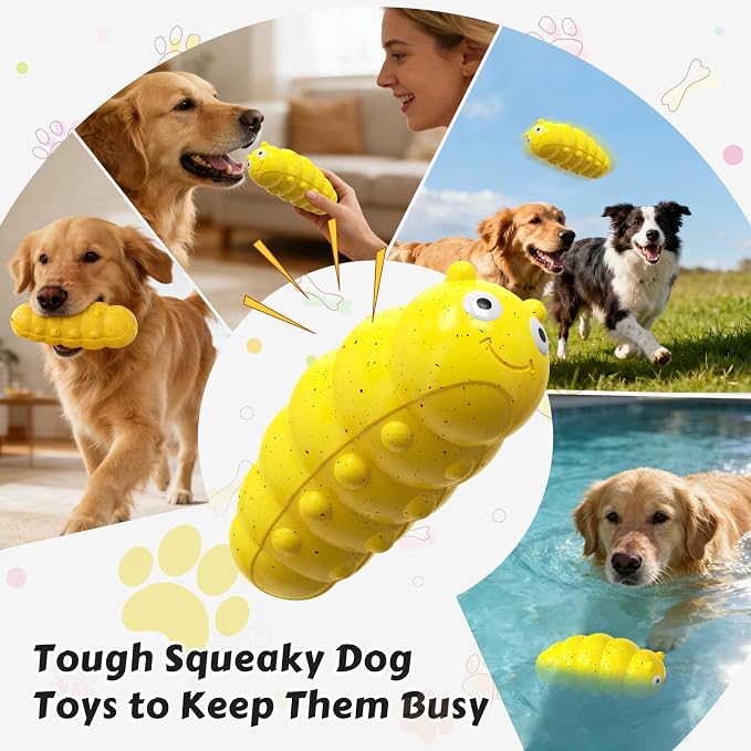 Tough Interactive Dog Toy for Outdoor Swimming & Water Fetch Play