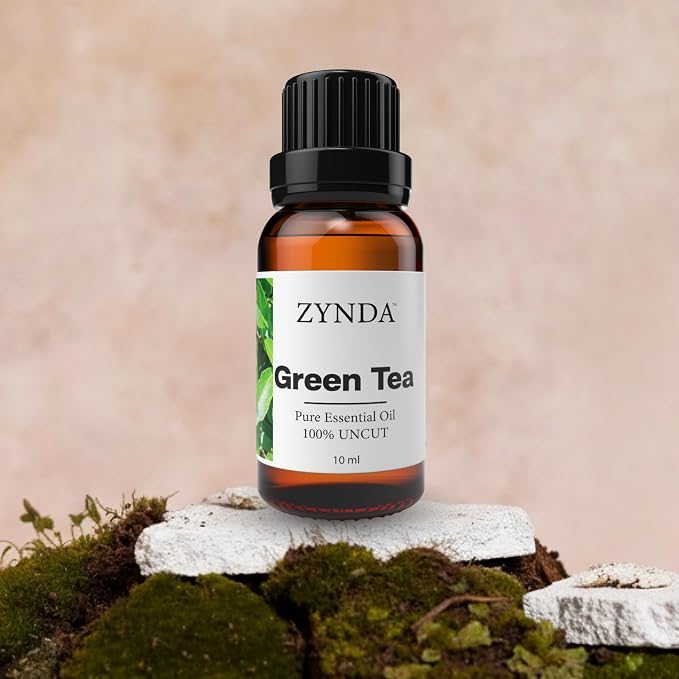 Green Tea Oil 100% Pure & Natural – Premium Aromatherapy Grade, Uncut Green Tea Essential Oil for Skin, Diffuser, Hair & Massage, Refreshing Fragrance (10ml)
