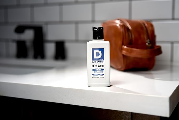 Duke Cannon THICK Body Wash for Men, Trial Size Midnight Swim, 3 oz
