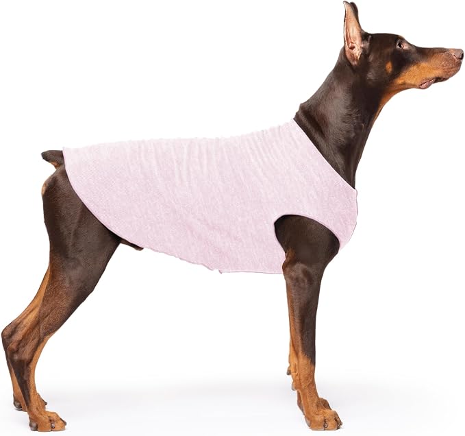 Goldpaw Dog Sun Shirt with UV Protection - Lightweight, Cooling Sun Protection Clothing for Dogs - Reduce Heat Absorption - Pet Clothes Made in the USA - Machine Washable - Size 24 - Pink Lemonade