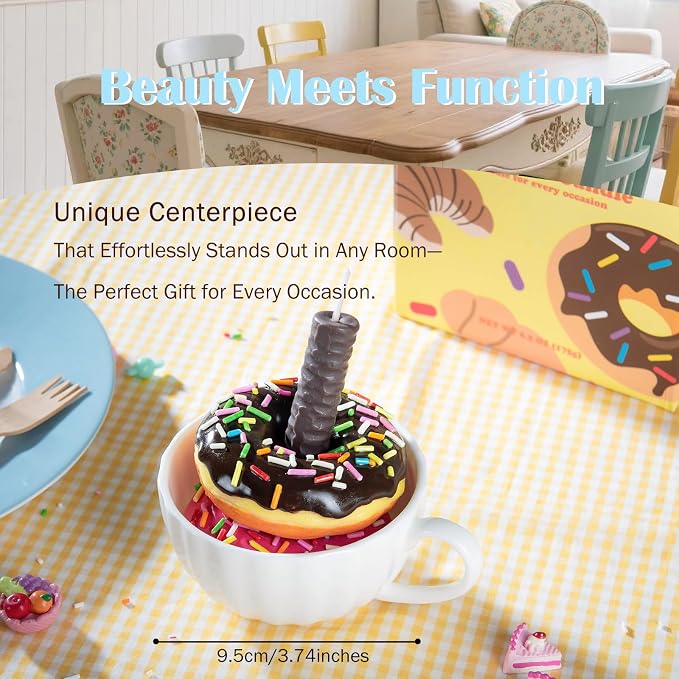 Doughnut Dessert Scented Vegetable Candle