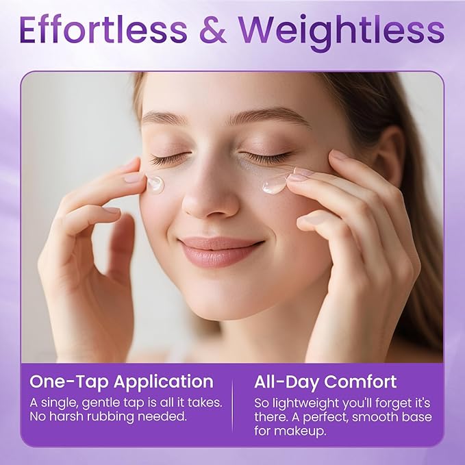 Eye Cream for Dark Circles and Puffiness, Hydrating Under Eye Cream for Dark Circles, Anti Aging Dark Circle Eye Cream for Fine Lines, Wrinkles, Firming Eye Contour, 1.06 oz-BH333
