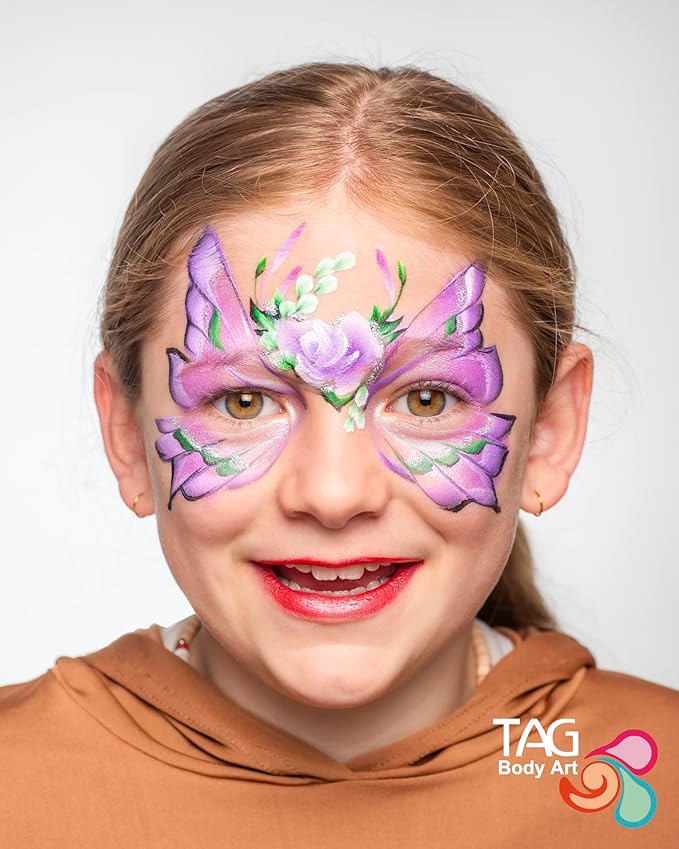 TAG Face and Body Paint - 1 Stroke Split Cake 30g - Black Iris