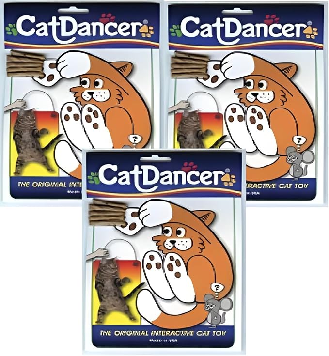 Cat Dancer -The Original Interactive Cat and Kitten Toy Size:Pack of 3