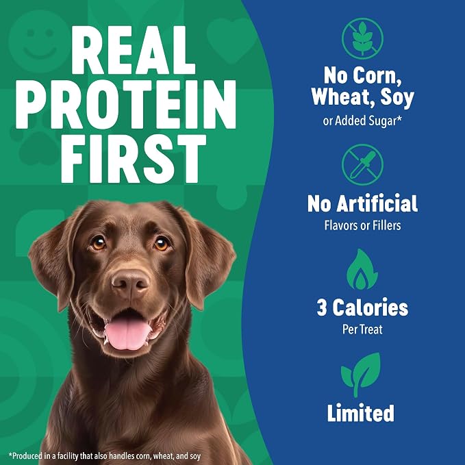 Finley's Training Treats Duck Soft Low Calorie Dog Treats, 16oz, 6 Pack | Limited Ingredient for Puppies and Adult