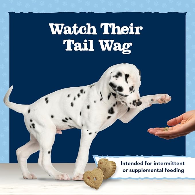 Blue Buffalo Baby BLUE Soft Biscuits Chicken & Carrots Puppy Treats, 8 oz | Great for Training, Easy to Break into Bite-Size Pieces, Made with DHA for Cognitive Development