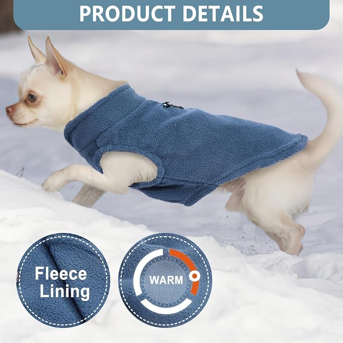 XXXL Dog Sweater, 2 Pack Large Dog Sweater Winter Warm Pet Fleece Sweater Thick Clothes Pullover Dog Sweatshirt Coat,XXXL (37-49lbs)