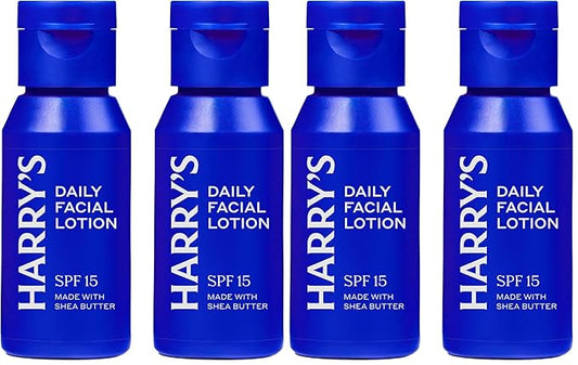 Harry's Face Lotion with SPF Face Moisturizer,1.7 Fl Oz,(Pack of 4)