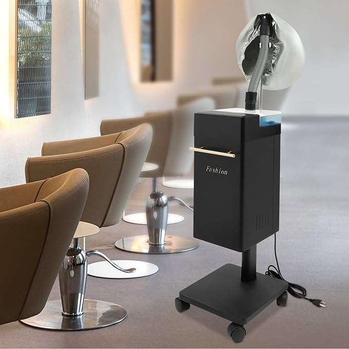 110V 600W Nano Hair Steamer Machine, Professional Micro Mist Salon Hair Processor, Salon Spa Equipment Vertical Nano Hair Steamer for Deep Hair Care Repair, Hair Styling