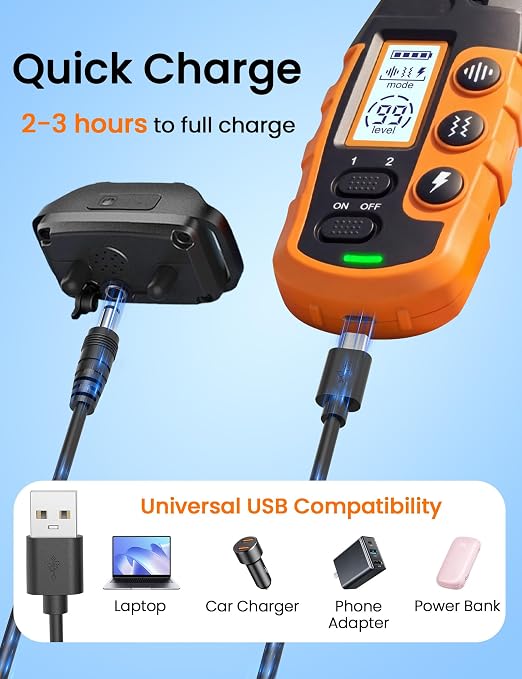 Sinoacc for Bousnic Dog Shock Collar RS2 RS2A RS2B Replacement Charger