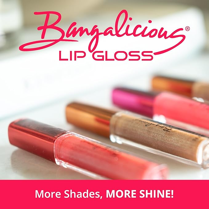 Pink Lip Gloss for Women – Infused with Vitamin E – Non-Sticky, Long Lasting, High Shine, Clean Formula – Pink Lipgloss, 1 Pack