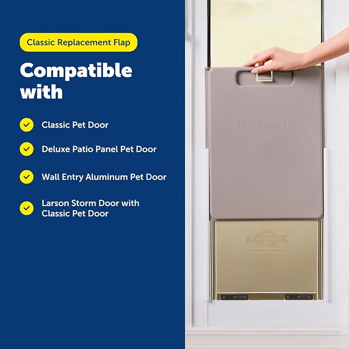 PetSafe Classic Replacement Flap, Vinyl, Medium, 8 in x 11 in