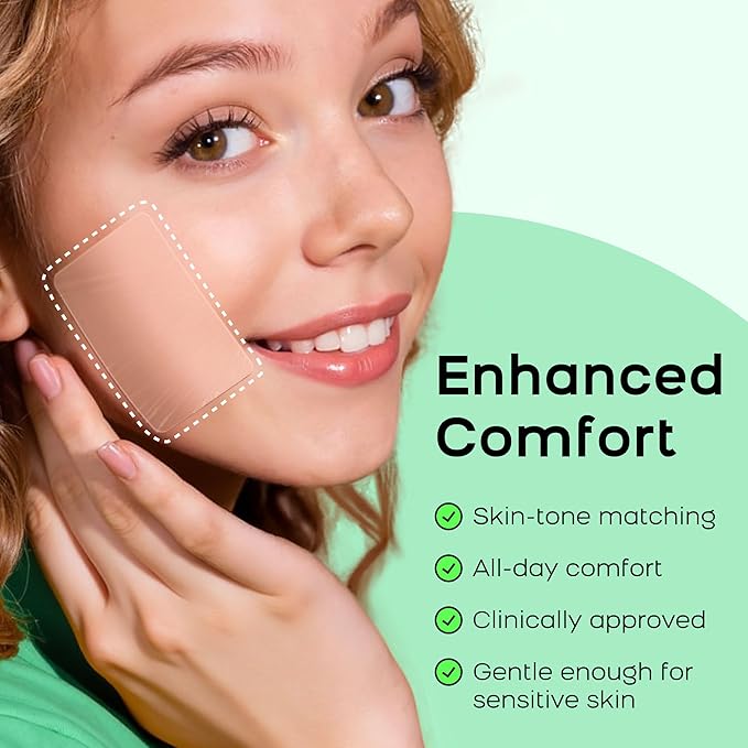 XL Hydrocolloid Acne Patches - Extra Large Pimple Patches for Cystic Acne on Face & Body | Nose, Chin, Back & Bacne Treatment | Vegan & Cruelty-Free (10 Count)