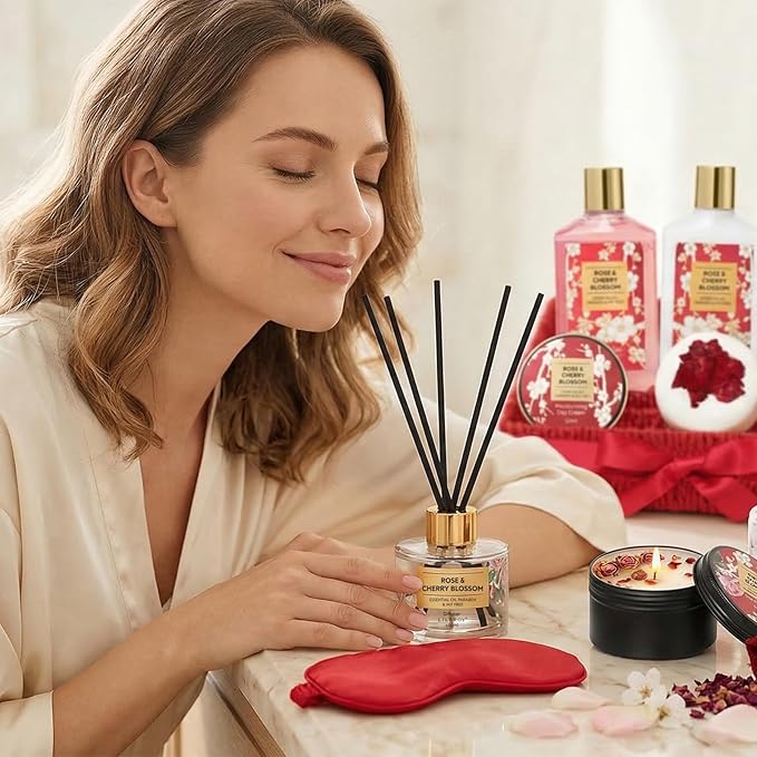 Mothers Day Gifts for Mom, Gifts for Women - Luxury Bath and Body Spa Gift Basket for Women, Skin Care Set for Women | Relaxing Care Kit Christmas, Anniversary, Birthday, Valentines Day Gift Set