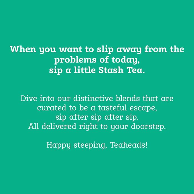 Stash Tea Decaf Premium Green Tea, Box of 100 Tea Bags (Packaging May Vary)
