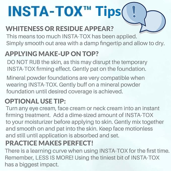 Serious Skincare INSTA-TOX Instant Wrinkle Filler for Face Serum, to Smooth + Blur Fine Lines, Deep Wrinkles, Lip Lines, Crow’s Feet & Pores, Temporary Face Tightener, .75 oz (Pack of 2)