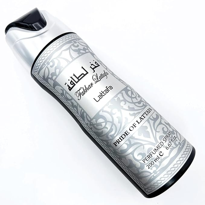 Lattafa Fakhar for Men - Fresh, Marine, Woody, Earthy - Perfumed Deodorant Spray, 6.67 Ounce / 200 ml