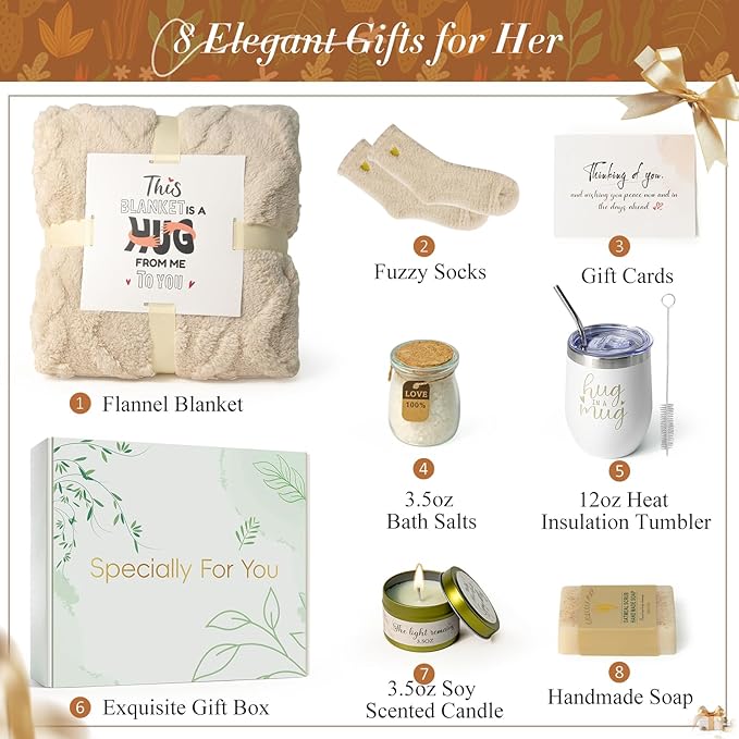 Sympathy Gift Baskets for Loss of Loved One, Bereavement Care Package for Women, Condolence Gift for Mom, Dad, Husband – Grief Support, Miscarriage Gifts for Mother, Sorry for Your Loss