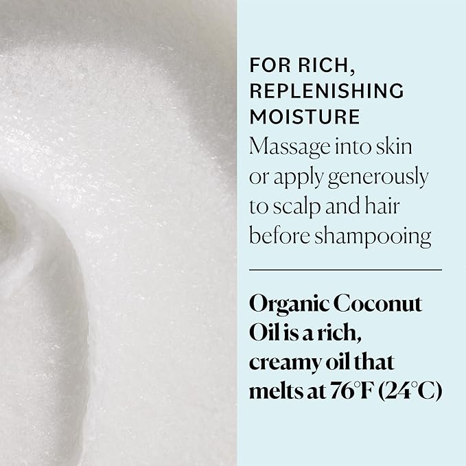 Sky Organics - Multipurpose Organic Coconut Oil for Skin & Hair, 16.9 fl oz - Extra Virgin Hair Oil & Body Moisturizer - Vitamins, Antioxidants & Fatty Acids - Vegan, Cruelty Free with ebook
