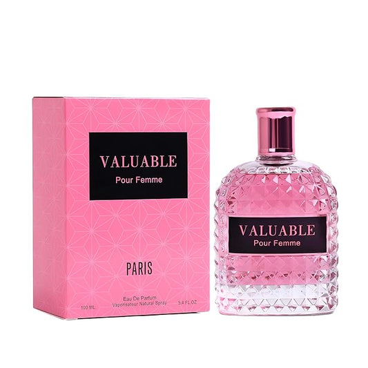 A CENTER Valuable Paris Perfume for Women, Floral Notes Eau de Parfum Spray Casual Daily Womene Cologne 3.4 Fluid Ounce/100Ml Long Lasting Fragrance Daytime & Casual Use, for all Skin Types