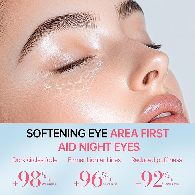 Instant Reduction of Eye Bags-Retinol Eye Cream Dark circles,Relieves Dark Circles And Puffiness, Youth Eye Cream: Smooth Wrinkles,Hydrating, Tightens The Delicate Skin Under The Eyes 0.7 OZ -U