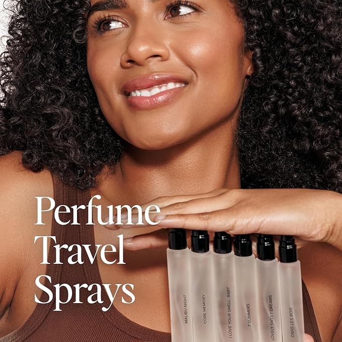 DIME Beauty Lovely Sweet Dreams Perfume for Women - Woodsy Eau de Toilette with Vanilla, Amberwood & Jasmine - Clean Fragrance, Hypoallergenic, Vegan, Travel Spray, 0.34 oz / 10 ml