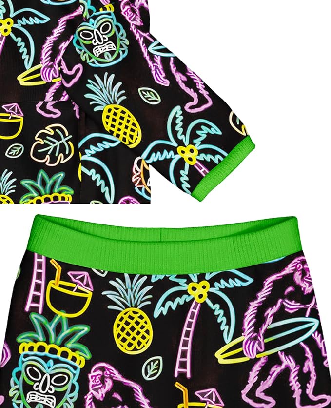 Dog T Shirts with Fluorescence Orangutan Pattern Printed Pet Shirt Softable Pajamas for Large Dogs,Orangutan 3XL