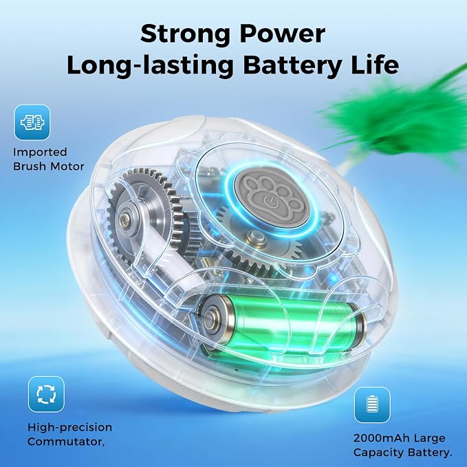 Interactive Cat Toy - Hide and Seek Automatic Cat Toys for indoor cats