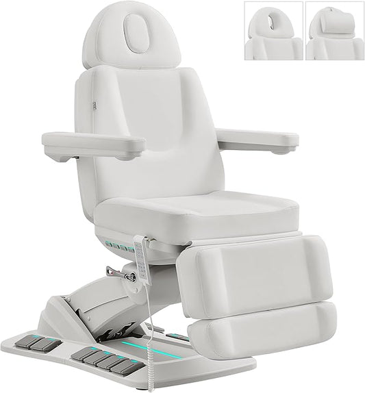 Beauty Spa Medical Treatment Chair 4 Motor Electrical Facial Medical Spa Tables with Rotating Seat AURORA