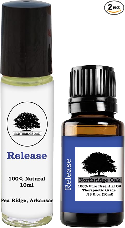 Release Essential Oil Blend with Roller Bottle - Sore Muscle Relief, Recover Faster - 100% Pure Essential Oil - Therapeutic Grade Full Strength for Diffuser, Roller Bottle for Topical Application