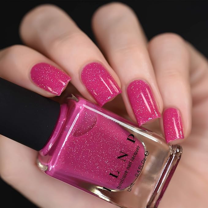 ILNP Party Hat - Deep Cerise Pink Holographic Nail Polish