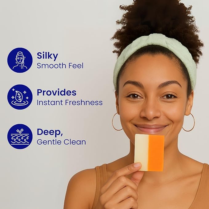 Relumins Glutathione Soap Bars for Smooth, Hydrated Skin – Deep Cleanse, Exfoliate & Nourish for All Skin Types - 5 x 150g Bars