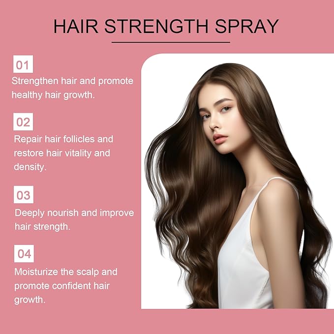 Advanced Hair Regrowth Serum for Scalp 50ml, Hair Growth Oil Spray Promotes Hair Growth and Strengthening - Non-Greasy, Hormone-Free, Fast-Absorbing Formula – Fights Hair Thinning & Hair Loss