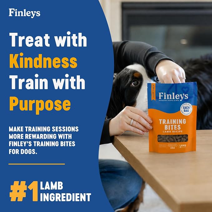 Finley's Training Treats Lamb Soft Low Calorie Dog Treats, 16oz, 6 Pack | Limited Ingredient for Puppies and Adult