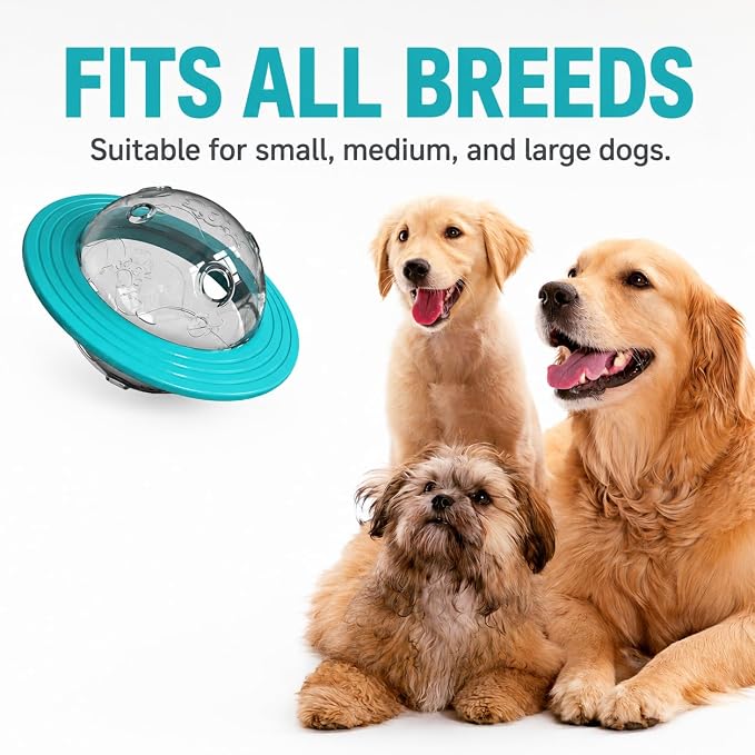 Interactive Treat Dispensing Dog Toys for Slow Feeder (Blue)