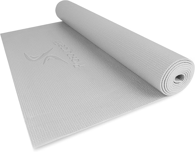 ProsourceFit Classic Yoga Mat 1/8” (3mm) Thick, Extra Long 72-Inch Lightweight Fitness Mat with Non-Slip Grip for Yoga, Pilates, Exercise