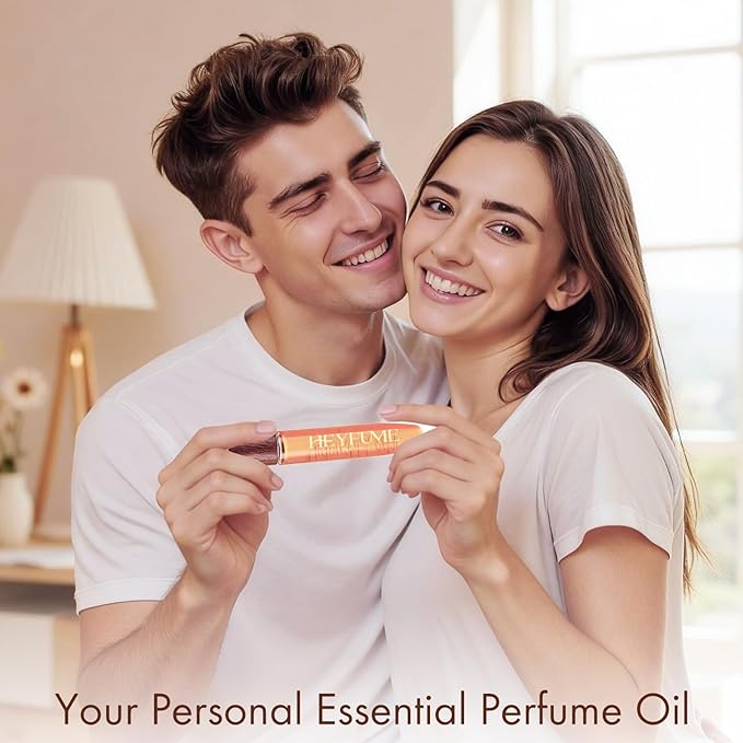 Sandalwood Perfume Roll Fragrance - Long-Lasting Eau de Parfumt Travel Size 0.41 fl oz for Men & Women