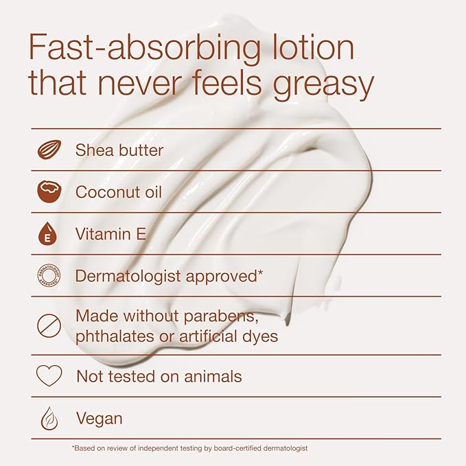 Bath & Body Works Warm Vanilla Sugar Body Lotion, Lightweight Daily Moisturizer with Shea Butter & Coconut Oil, Sparkling Sugar and Sweet Vanilla Scent, 8 fl oz - 1 Pack