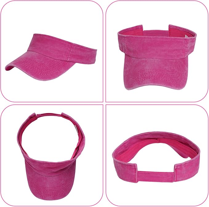 Marrywindix 1 Piece of Sport Wear Athletic Visor Sun Sports Visor Hat Visor Adjustable Cap for Women and Men