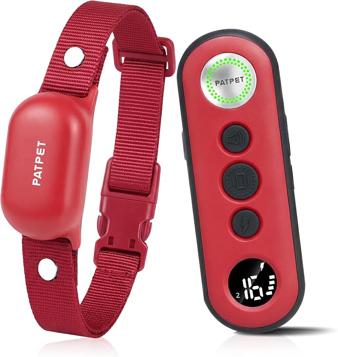 PATPET Dog Shock Collar with Remote Control - 4000FT Safe Training Collar